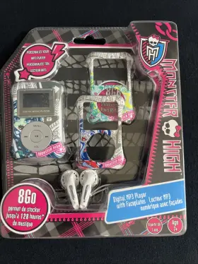 1330514 Monster High Vintage 2014 Mp3 Player 8gb New