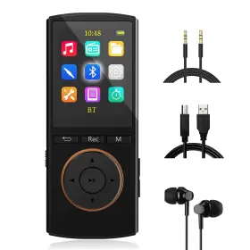 Musrun 730637393564 Mp3 Player 64gb With Bluetooth Hifi Sport Line-in Rip Music Lossless Sound