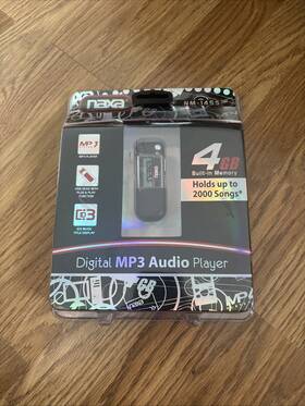 Naxa Electronics 840005006474 New Nm-1455 Digital Mp3 Audio Player With 4 Gb Built-in Memory