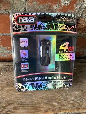 Naxa Electronics Nm-107s Digital Mp3 Audio Player With 4 Gb Built-in Memory New