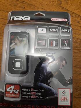 Naxa Nmv-168 New Portable Media Player Mp3 Mp4 With 1.8-inch Screen 4gb