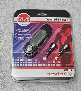 Nextar 8260115 New In Box Digital Mp3 Player 512mb