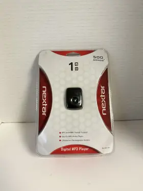 Ma166-1bl Nextar Ma566 1gb Digital Mp3 Player / 500 Songs Red New Sealed