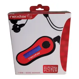 Ma588-104 Nextar 1 Gb Digital Mp3 Player Voice Recorder 500 Song Red New Sealed