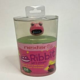 Nextar Ma589-1pt Ribbit Mp3 Player 1 Gb Digital Media Pink Frog Wma New In Package