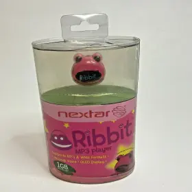 Ma589-1pt Nextar Ribbit Mp3 Player 1 Gb Digital Media Pink Frog Wma New In Package
