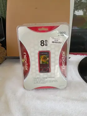 Ma715a-4r Nextar 8gb Digital Media Mp3 Player 4000 Songs Voice Recorder Brand New Red