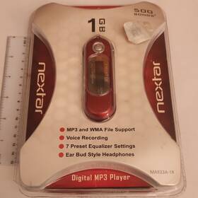 Nextar Ma933a-1r 1gb Digital Mp3 Player Red Voice Recording 7 Preset Equalizer