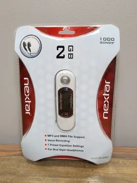 Ma933a-20w Nextar Mp3 Player 2 Gb Digital Recorder Headphones Bundle New