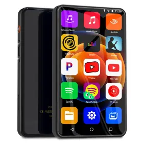 M400bk-144gb Ninsiden 144gb Bluetooth Mp3 Player 4 In Hd Touch Screen Wifi Spotify Youtube Kids