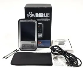 B11nkjs Nowbible Color Electronic Bible Kjv Audio Visual Touch Screen 4gb Mp3 Rare