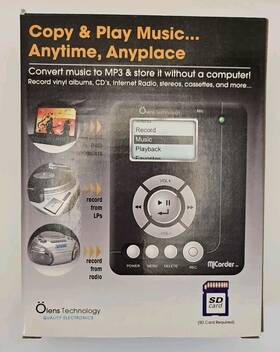 Olens 718122490127 Technology Mp3 Recorder/player Micorder With 4gb Card-new Old Stock