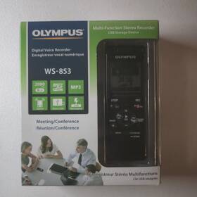 Olympus Ws-853 Digital Voice Recorder 8gb Mp3 Usb Stereo Mic Meeting Conference