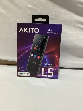 1000013 Other Akito L5 16gb Kosher Mp3 Player With Built-in Speaker And Recorder Silver