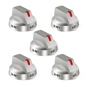 Dg68-00100b-01 P Polerden Upgrade Knobs For Samsung Range Stove 5pcs Silver 365 Days