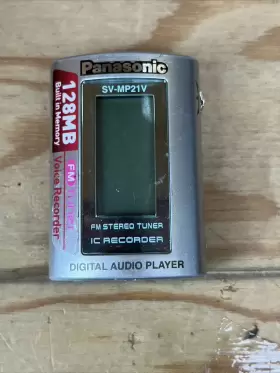 Sv-mp21v Panasonic Sv-mp20v Vintage Digital Audio Player Fm Stereo Tuner Ic Recorder Work