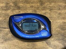 Panasonic Sv-sw30v Shock Wave Portable Mp3/wma Player Fm Radio Blue