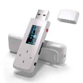 Pecsu 738812799965 Usb Mp3 Player With Clip And Bluetooth 32gb Portable Mini Music
