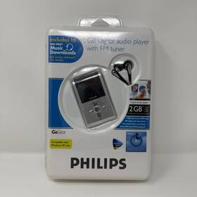 Philips 037849964866 Nwt Sealed Gogear 2 Gb Digital Audio Player With Fm Tuner