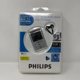 Philips 037849964866 Nwt Sealed Gogear 2 Gb Digital Audio Player With Fm Tuner