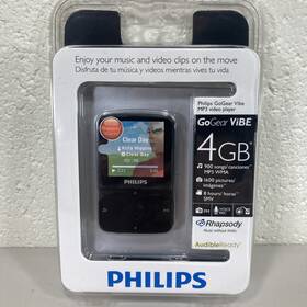 Philips 609585177765 Gogear Vibe - Black Mp3 Video Player 4gb Full Sound Jpg Mjpeg 2009