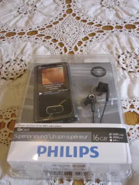 Philips 609585214156 Gogear Ariaz Mp3 Video Player 16 Gb Mint Sealed