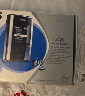 Philips Hdd100 15gb Audio Jukebox Mp3 Player Recording Magnesium Usb 2.0