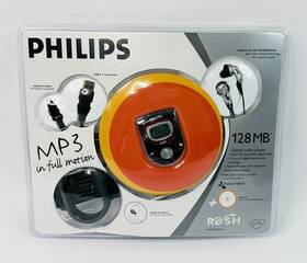 Philips Sa235 Vintage Y2k 128mb Rush Mp3 Player Factory Sealed