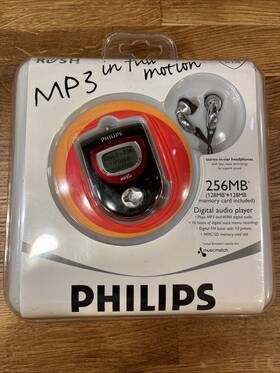 Philips Sa238 Vintage Y2k 238mb Rush Mp3 Player Factory Sealed