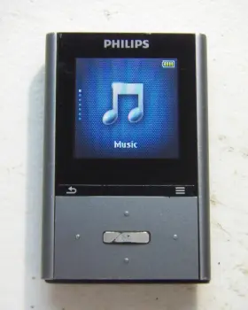 Sa2v Philips Gogear Vibe 8gb Digital Media Mp3 Player Gray. Works Great New Battery