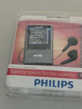 Sa2vbe04k Philips Sa2vbe04k/17 Gogear Vibe 4gb Digital Media Mp3 Player Gray New