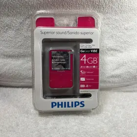 Sa2vbe04pw Philips Sa2vbe04pw/17 Gogear Vibe 4gb Pink Mp3 Video Player