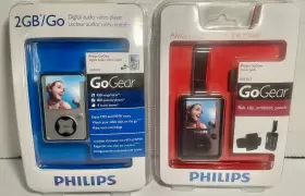 Pac017 Philips Sa3020 Gogear Sa3021 Blue 2gb Digital Media Audio Video Player And