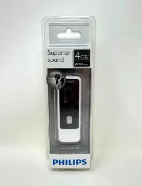 Sa3mxx04kw Philips New Gogear Mix White 4 Gb Usb Digital Media Mp3 Player Sealed