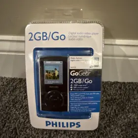 Sa5125 Philips New Gogear 2gb Mp3 Media Player 2gb/go Fm Video