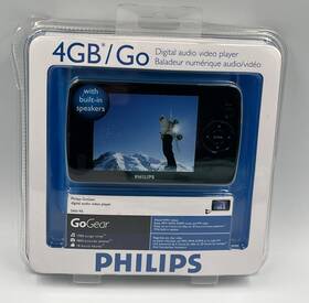 Philips Sa6145/37 Gogear Sa6145 4gb Digital Audio Video Media Player Built-in Speaker New