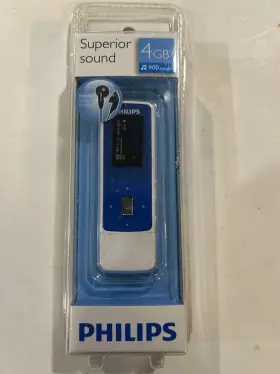 Sam3mxx04bw Philips Phillips Mp3 Player 4gb Nos