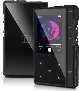 Phinistec 445002072069 32gb Mp3 Player With 90 Hours Long Battery Life Bluetooth 5.0 Z6 Digit