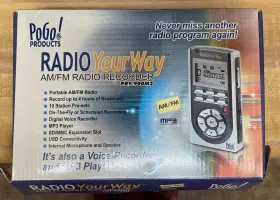 Pry-900m2 Pogo Products Radio Your Way Am/fm Recorder Portable Mp3 Player-euc