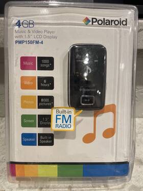 Polaroid 680079715045 4gb Music And Video Player 1.5 Inch Lcd Display