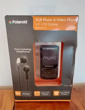 Pmp182-4 Polaroid 4gb Music And Video Player Pm182-4 Color 1.8 Inch Display