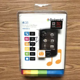 Pmp283c-4 Polaroid 4gb Music And Video Player Built-in Camera Voice Rec Brand New