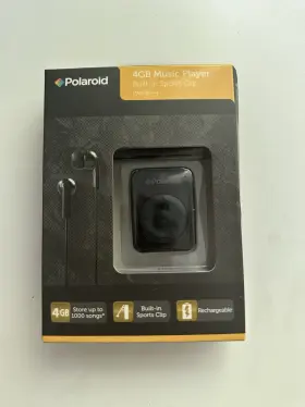 Pmp80-4 Polaroid 4gb Mp3 Player With Sports Clip Upto 1000 Songs