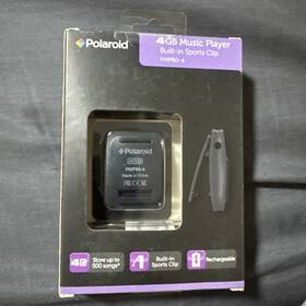 Polaroid Pmp80-4bk 4gb Music Player With Spirts Clip New In Box
