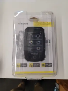 Pmpt445-4gbl Polaroid Black Music Video Player 4gb Built In Camera Touchscreen Pmpt445 2.7