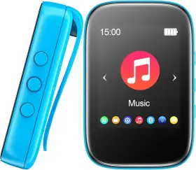 Qngee 445019550598 Bluetooth Mp3 Player With 32gb Portable Music Support Fm Radio Voice Reco