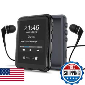 Qngee B0fkgf94r8 48gb Mp3 Player With Bluetooth 5.3 2.4 Inch Full Touchscreen Music For Kids