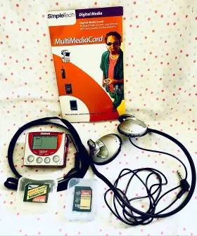 10608 Rca Rare Find Vintage K Zoo Mp3 Player Multimedia Cards Carry Bag From Gap