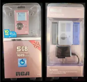 Ava410 Rca H125p 5 Gb Hard Drive Mp3 Music Player And Starter Kit Unopened