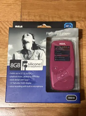M4018 Rca Vintage 2007 8 Gb Flash Mp3 Player
